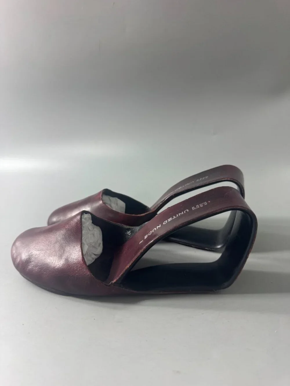 Authentic Very Rare United Nude Mobius Hi Closed Sandal, Size 36